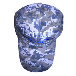 Embroidered TRUMP Keep America Great Cap, Camo/Digital, Strapback, Trucker Hat